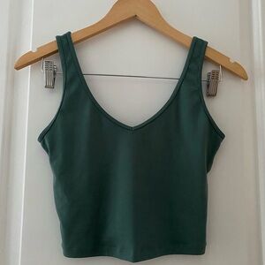 Hollister soft stretch seamless fabric crop v-neck tank